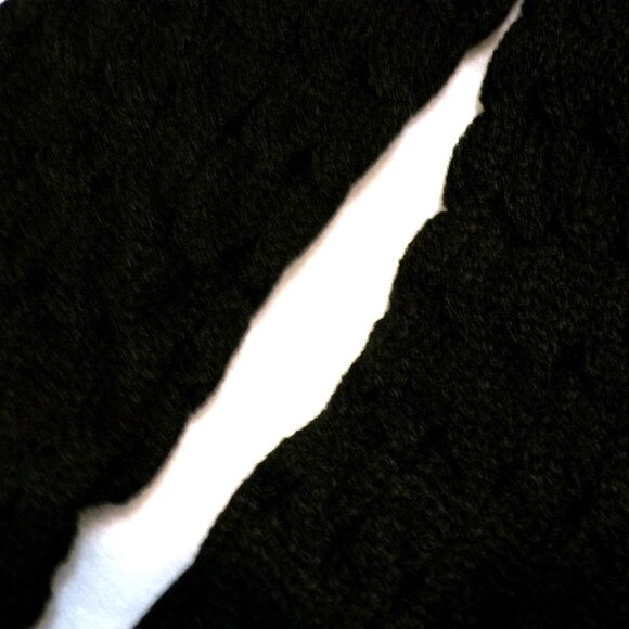 Leg Warmers Black Cable Knit NEW - Picture 4 of 5